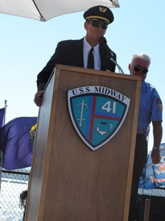 Memorial Service on USS Midway